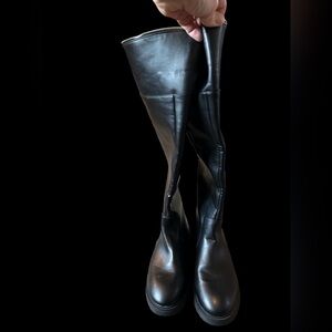 Black Faux Fur Lined Boots